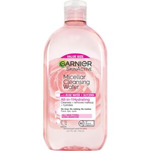 Garnier Micellar Water with Rose Water and Glycerin Hydrating Facial Cleanser & Garnier Micellar Water with Rose Water and Glycerin Hydrating Facial Cleanser &