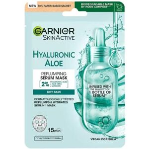 20 x Garnier Skin Active Hyaluronic Aloe Replumping Serum Mask 20 x Garnier Skin Active Hyaluronic Aloe Replumping Serum Mask