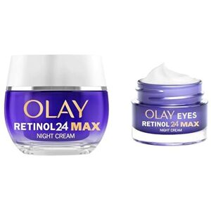 Bundle of Olay Retinol 24 MAX Night Cream Face Moisturiser + Olay Retinol MAX Ni Bundle of Olay Retinol 24 MAX Night Cream Face Moisturiser + Olay Retinol MAX Ni