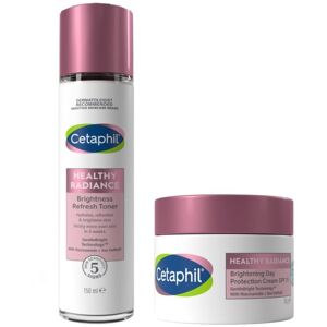 Cetaphil Healthy Radiance Face Cream & Toner with Niacinamide Skincare Set, SPF Cetaphil Healthy Radiance Face Cream & Toner with Niacinamide Skincare Set, SPF