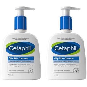 Cetaphil Oily Skin Cleanser, 473ml, Face Wash, For Combination to Oily Sensitive Cetaphil Oily Skin Cleanser, 473ml, Face Wash, For Combination to Oily Sensitive