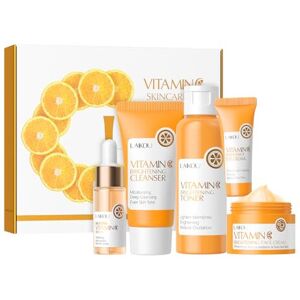 LAIKOU Skincare Set, Vitamin C Serum for Face Skin Care Sets & Kits - Cleanser, LAIKOU Skincare Set, Vitamin C Serum for Face Skin Care Sets & Kits - Cleanser,