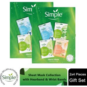 (Buy 2) Simple Sheet Mask Collection - Hydrating & Nourishing Facial Masks Gift (Buy 2) Simple Sheet Mask Collection - Hydrating & Nourishing Facial Masks Gift