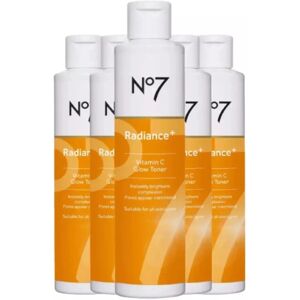 Beautiful Skin No7 5x No7 Radiance+ Vitamin C Glow Toner Cleanser 40ml Brightening Set Beautiful Skin No7 5x No7 Radiance+ Vitamin C Glow Toner Cleanser 40ml Brightening Set