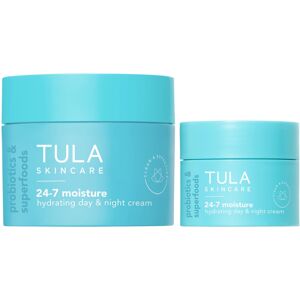 TULA Skin Care 24-7 Hydrating Day & Night Cream Full + Travel Size Duo - Nourish TULA Skin Care 24-7 Hydrating Day & Night Cream Full + Travel Size Duo - Nourish