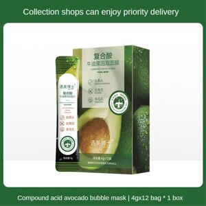 Unbranded Dr. Yumei Compound Acid Avocado Bubble Mask Smear Moisturizing Skin Rejuvenation Unbranded Dr. Yumei Compound Acid Avocado Bubble Mask Smear Moisturizing Skin Rejuvenation