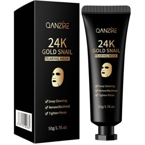 Unbranded Qanzire 24k Gold Foil Peelmask Snail Peel Mask Remove Blackheads Deep Cleansing Unbranded Qanzire 24k Gold Foil Peelmask Snail Peel Mask Remove Blackheads Deep Cleansing