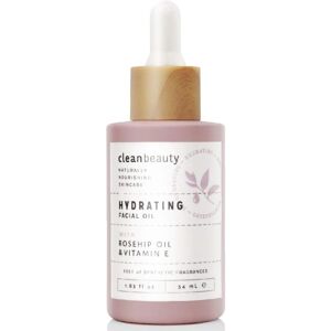 Clean Beauty Hydrating Rose Petal Facial Oil with Rosehip & Vitamin E - Reduces Clean Beauty Hydrating Rose Petal Facial Oil with Rosehip & Vitamin E - Reduces