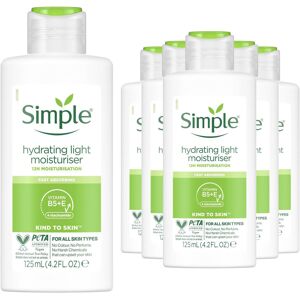 (6x Light Moisture, 125ml) 3x 125ml Simple Kind to Skin 12H Hydrating Light Mois (6x Light Moisture, 125ml) 3x 125ml Simple Kind to Skin 12H Hydrating Light Mois