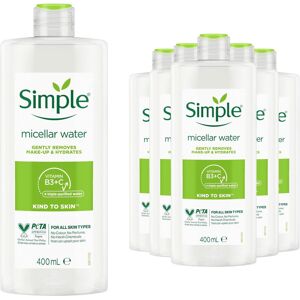 (6x Micellar Cleansing Water, 400ml) 2x 200ml or 400ml Simple Water Boost Hydrat (6x Micellar Cleansing Water, 400ml) 2x 200ml or 400ml Simple Water Boost Hydrat