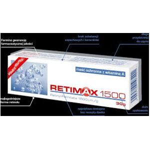 Retimax 1500 Vitamin A, Retinol, Protective Ointment, Anti-Ageing Anti-Wrinkles Retimax 1500 Vitamin A, Retinol, Protective Ointment, Anti-Ageing Anti-Wrinkles