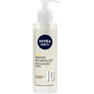 Nivea Men Sensitive Pro Menmalist Face and Beard Wash, Cleansing Men's Face Wash Nivea Men Sensitive Pro Menmalist Face and Beard Wash, Cleansing Men's Face Wash