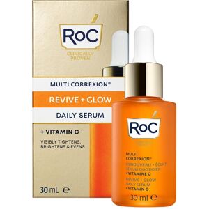 RoC Multi Correxion Revive + Glow Daily Serum, Vitamin C Blend for Brighter, Fir RoC Multi Correxion Revive + Glow Daily Serum, Vitamin C Blend for Brighter, Fir