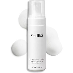 Medik8 Clarifying Foam - Refreshing AHA/BHA Blemish Cleanser - Hydrates & Smooth Medik8 Clarifying Foam - Refreshing AHA/BHA Blemish Cleanser - Hydrates & Smooth