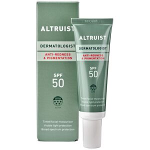 Altruist Dermatologist Anti Redness and Pigmentation SPF50 Tinted Face Cream, Un Altruist Dermatologist Anti Redness and Pigmentation SPF50 Tinted Face Cream, Un