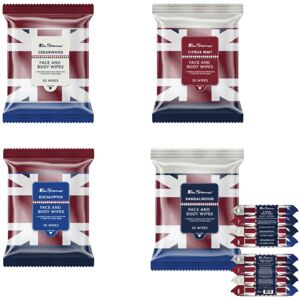 Ben Sherman Men's Face Wipes - 4 Pack (120 Total) Cleansing Wipes for Men with C Ben Sherman Men's Face Wipes - 4 Pack (120 Total) Cleansing Wipes for Men with C