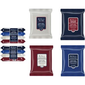Ben Sherman Men's Face Wipes - 4 Pack (120 Total) Cleansing Wipes for Men with C Ben Sherman Men's Face Wipes - 4 Pack (120 Total) Cleansing Wipes for Men with C