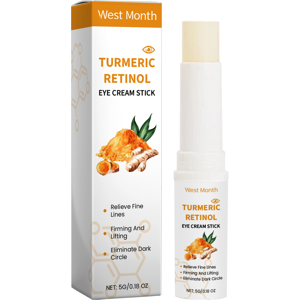 Unbranded Turmeric Retinol Eye Cream Stick Moisturizes Tightens Skin Around Eyes Unbranded Turmeric Retinol Eye Cream Stick Moisturizes Tightens Skin Around Eyes