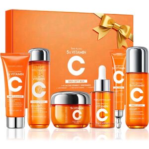 Unbranded Vitamin C Skincare Set with Cleanser Toner Serum Cream Eye Cream for Teenage Gir Unbranded Vitamin C Skincare Set with Cleanser Toner Serum Cream Eye Cream for Teenage Gir
