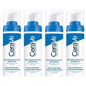 CeraVe Hydrating Hyaluronic Acid Serum 30ml x 4 CeraVe Hydrating Hyaluronic Acid Serum 30ml x 4