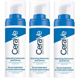 CeraVe Hydrating Hyaluronic Acid Serum 30ml x 3 CeraVe Hydrating Hyaluronic Acid Serum 30ml x 3