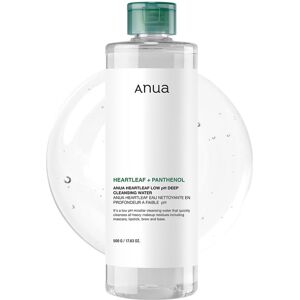 ANUA Heartleaf Low pH Deep Cleansing Water, Micella Water, Panthenol, Squalane, ANUA Heartleaf Low pH Deep Cleansing Water, Micella Water, Panthenol, Squalane,