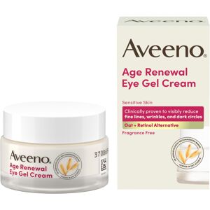Aveeno Face Age Renewal Eye Gel Cream (1 x 15ml), Oat + Retinol Alternative, Gen Aveeno Face Age Renewal Eye Gel Cream (1 x 15ml), Oat + Retinol Alternative, Gen