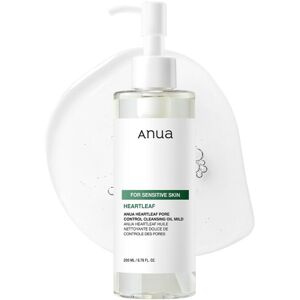 ANUA Heartleaf Pore Cleansing Oil MILD, Sensitive Skin Face Wash, Oil Cleanser f ANUA Heartleaf Pore Cleansing Oil MILD, Sensitive Skin Face Wash, Oil Cleanser f