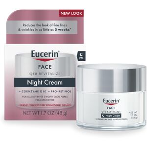 Eucerin Q10 Anti-Wrinkle + Pro-Retinol Night Cream, 50ml (48g) Eucerin Q10 Anti-Wrinkle + Pro-Retinol Night Cream, 50ml (48g)