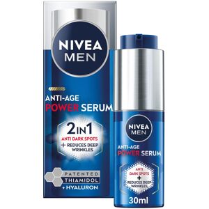 NIVEA MEN Anti-Age 2in1 Power Serum (30ml), Hydrating Serum with Thiamidol and H NIVEA MEN Anti-Age 2in1 Power Serum (30ml), Hydrating Serum with Thiamidol and H