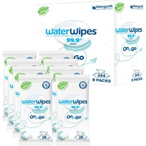 WaterWipes On The Go Wipes, 224 Wipes (8 Packs), 99% Water-Based Wet Wipes, Idea WaterWipes On The Go Wipes, 224 Wipes (8 Packs), 99% Water-Based Wet Wipes, Idea