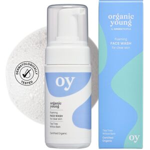 Green People Teen Foaming Face Wash - For Oily, Spot-Prone Skin - Vegan, 100ml Green People Teen Foaming Face Wash - For Oily, Spot-Prone Skin - Vegan, 100ml