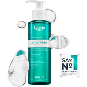 Eucerin DermoPurifyer Oil Control Cleansing Gel 200ml, Gentle and Effective Faci Eucerin DermoPurifyer Oil Control Cleansing Gel 200ml, Gentle and Effective Faci