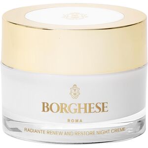 Borghese Radiante Renew & Restore Night Creme - Hydrating Barrier Night Cream wi Borghese Radiante Renew & Restore Night Creme - Hydrating Barrier Night Cream wi
