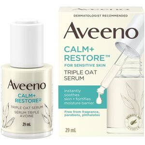 Aveeno Calm + Restore Triple Oat Hydrating Face Serum for Sensitive Skin, Gentle Aveeno Calm + Restore Triple Oat Hydrating Face Serum for Sensitive Skin, Gentle