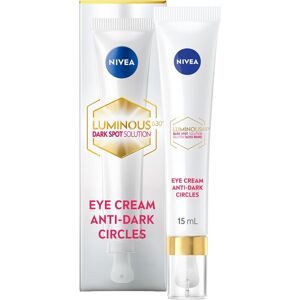 NIVEA LUMINOUS630 Dark Spot Solution Anti-Dark Circles Eye Cream for Visible dar NIVEA LUMINOUS630 Dark Spot Solution Anti-Dark Circles Eye Cream for Visible dar