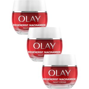 Olay Regenerist 50ml Night Cream Face Moisturiser x3 Olay Regenerist 50ml Night Cream Face Moisturiser x3