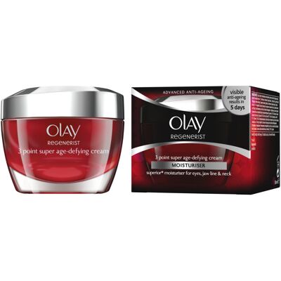 Olay Regenerist 3 Point Super Age-Defying Moisturiser, 50 ml Olay Regenerist 3 Point Super Age-Defying Moisturiser, 50 ml