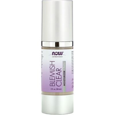Now Foods, Solutions, Blemish Clear Moisturizer, 2 fl oz (59 ml) Now Foods, Solutions, Blemish Clear Moisturizer, 2 fl oz (59 ml)