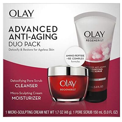 Face Wash by Olay Regenerist Advanced Anti-Aging Pore Scrub Cleanser (5.0 Oz) an Face Wash by Olay Regenerist Advanced Anti-Aging Pore Scrub Cleanser (5.0 Oz) an