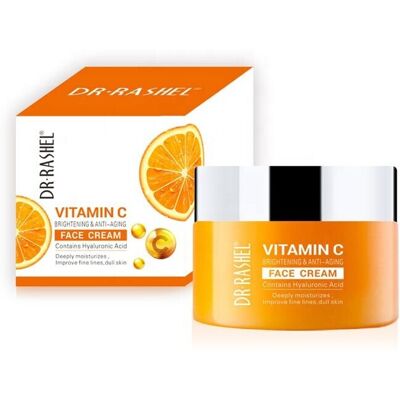 Dr. Rashel Vitamin C Face Cream 50 g - Brightening Night Moisturizer with Hyalur Dr. Rashel Vitamin C Face Cream 50 g - Brightening Night Moisturizer with Hyalur