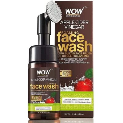 Wow Toys Skin Science Apple Cider Vinegar Foaming Face Wash - with Organic Certified Wow Toys Skin Science Apple Cider Vinegar Foaming Face Wash - with Organic Certified