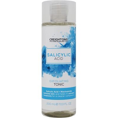 Creightons Salicylic Acid Exfoliating Tonic (200ml) - Salicylic Acid (1%) & Niac Creightons Salicylic Acid Exfoliating Tonic (200ml) - Salicylic Acid (1%) & Niac