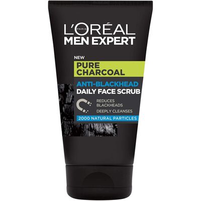 Care+ L'Oreal Men Expert Pure Carbon Anti-Blackhead Deep Cleansing Daily Face Scrub 10 Care+ L'Oreal Men Expert Pure Carbon Anti-Blackhead Deep Cleansing Daily Face Scrub 10