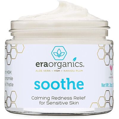Era Organics Rosacea Redness Relief Cream - Soothe Anti Irritation Calming Face Era Organics Rosacea Redness Relief Cream - Soothe Anti Irritation Calming Face