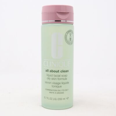 Clinique - All About Clean Liquid Facial Soap - Oily Skin Clinique - All About Clean Liquid Facial Soap - Oily Skin