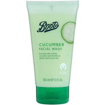 Boots No7 Boots Cucumber Face Wash 150ml Boots No7 Boots Cucumber Face Wash 150ml