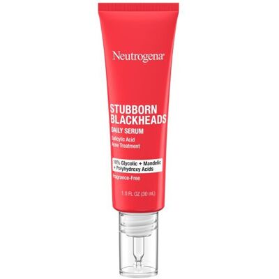 Neutrogena Stubborn Blackheads Daily Acne Facial Serum, 1 fl. oz Neutrogena Stubborn Blackheads Daily Acne Facial Serum, 1 fl. oz