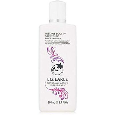Liz Earle Rose & Lavender Instant Boost Skin Tonic 200ml - Alcohol-Free, Soothin Liz Earle Rose & Lavender Instant Boost Skin Tonic 200ml - Alcohol-Free, Soothin