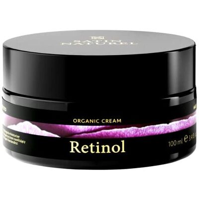 SatinNaturel 100ml Organic Retinol Cream - Anti Wrinkle Face Cream Enhanced with Aloe Vera fo SatinNaturel 100ml Organic Retinol Cream - Anti Wrinkle Face Cream Enhanced with Aloe Vera fo